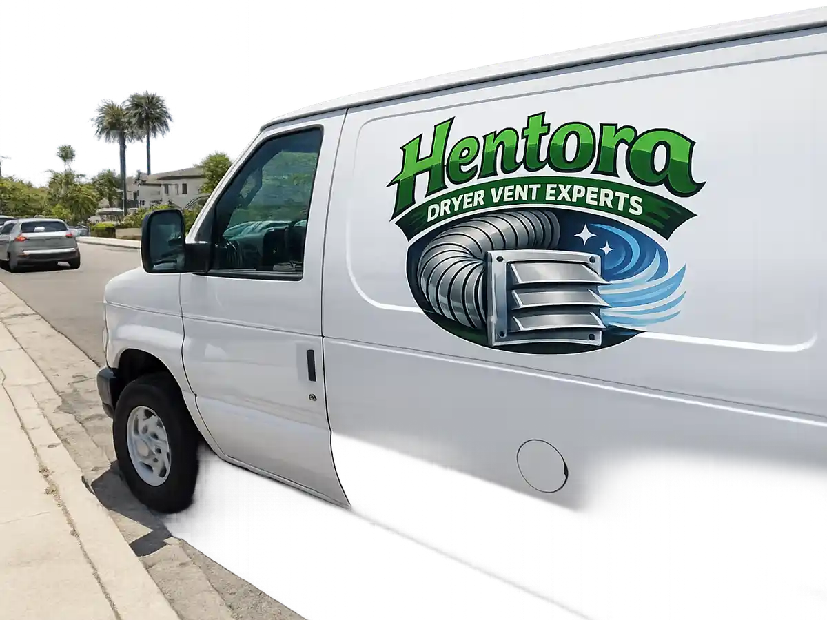 Service van arriving on a Huntington Beach, CA street — local same-day coverage