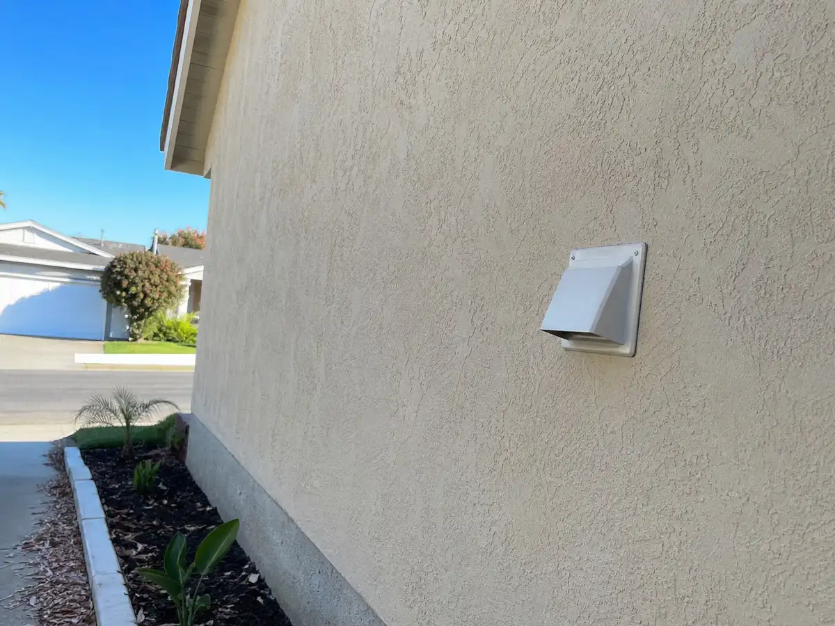 Clear dryer vent hood back in service — completed job in Huntington Beach, CA